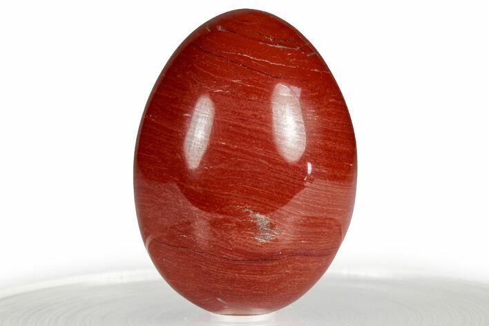 Polished Red Jasper Egg - South Africa #356374